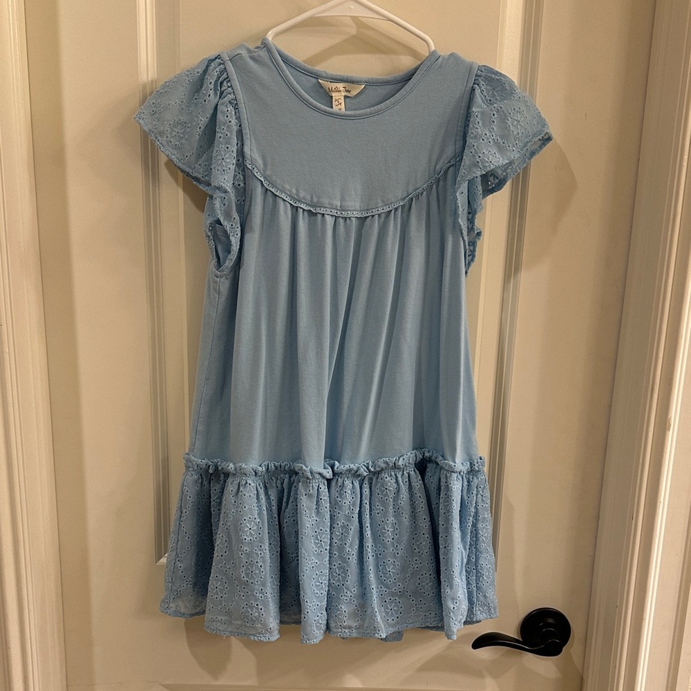 Matilda Jane Light Blue Eyelet Dress